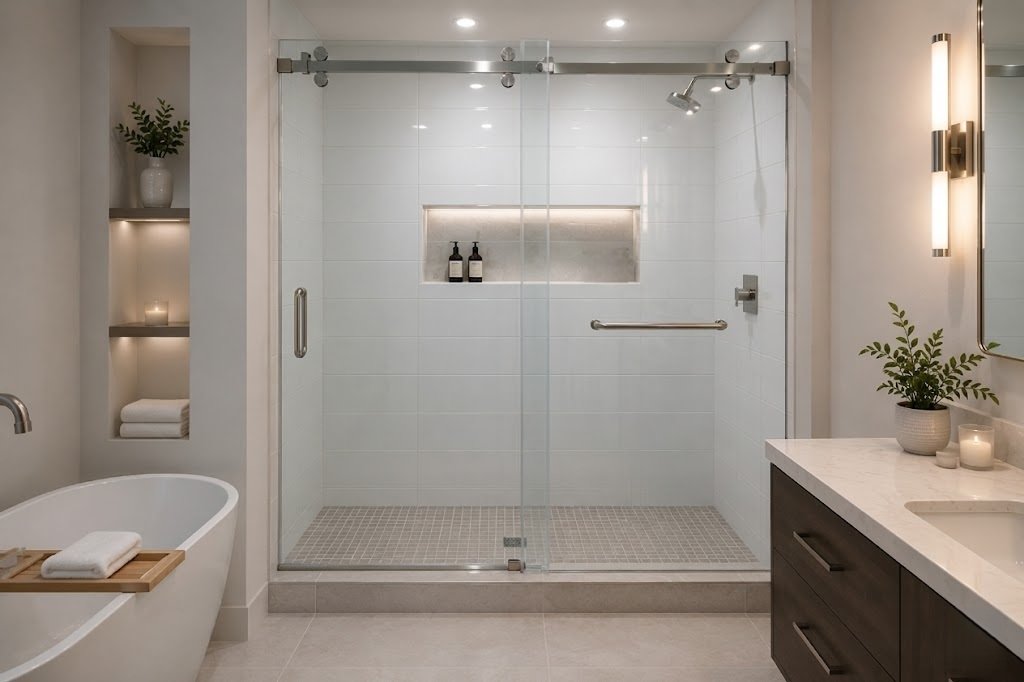Frameless Sliding Shower Door