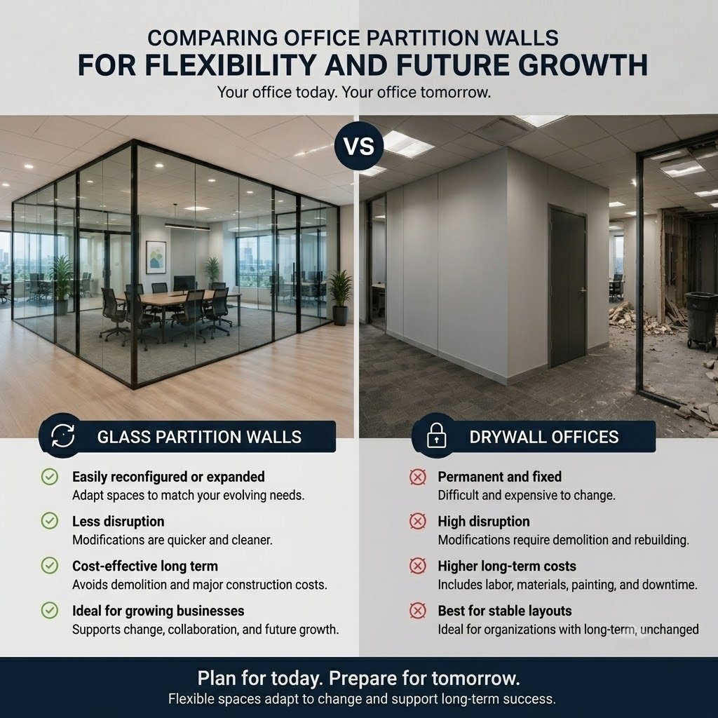 Glass Office Partitions