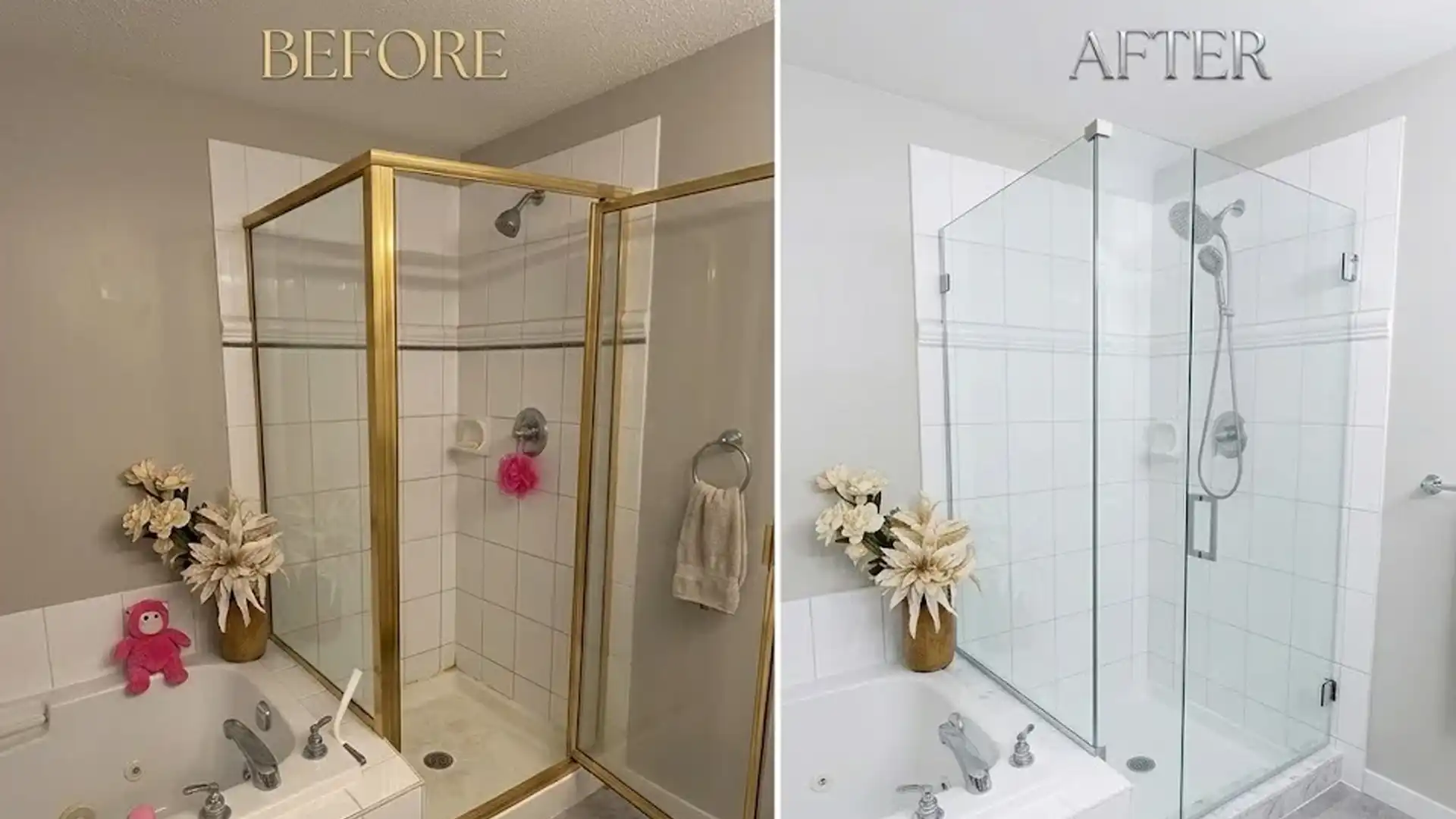 GlassEdge - framed vs frameless shower door