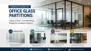 GlassEdge - office glass partitions types and privacy and soundproofing