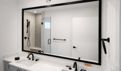 Framed Mirror.
