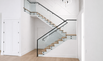 Glass railing- C