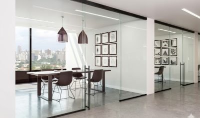 Klein system glass office partition