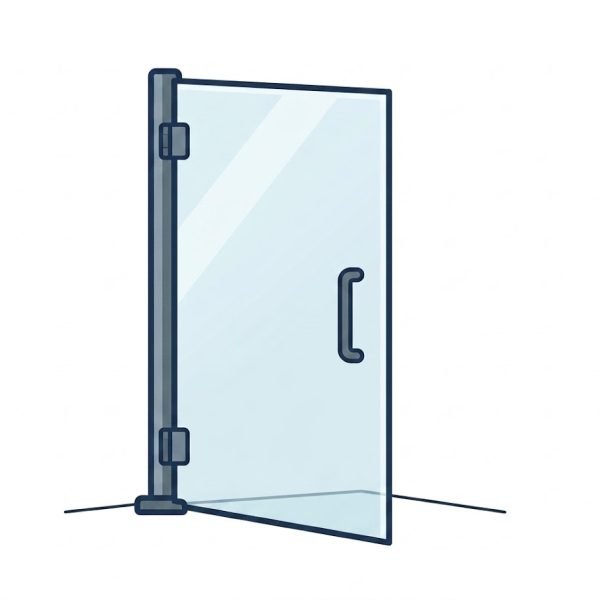 Swinging shower Door Swinging shower Door